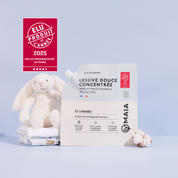 Duo Lessives Bébé & Peaux Sensibles Fleur de Coton - 66 lavages