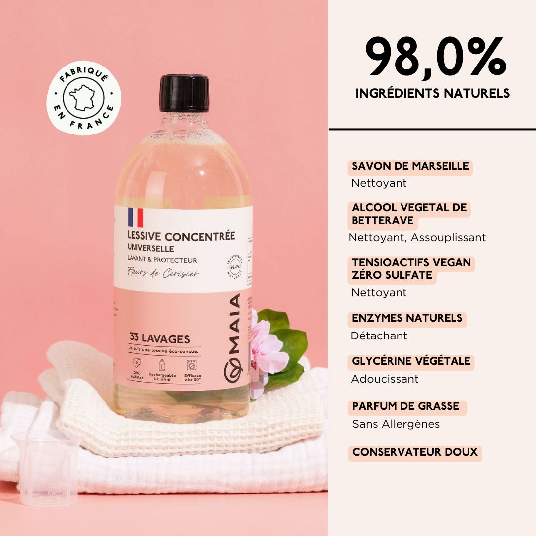 Lessive Universelle Fleur de Cerisier 33 lavages